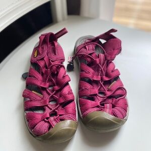 Keen Women’s Whisper Pink Mesh Nylon Water Sports Shoe Size 7